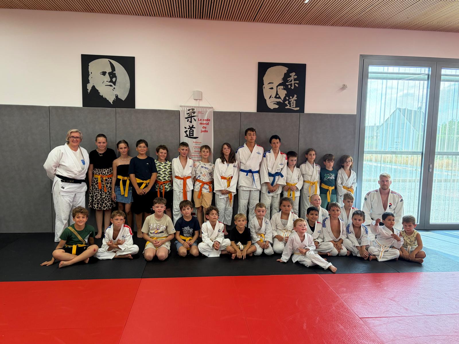 Remise des ceintures des judoka